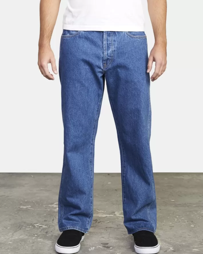 RVCA Calça Jeans Americana Relaxed Fit Denim Masculino | OCBEDJ-546< Calça Jeans