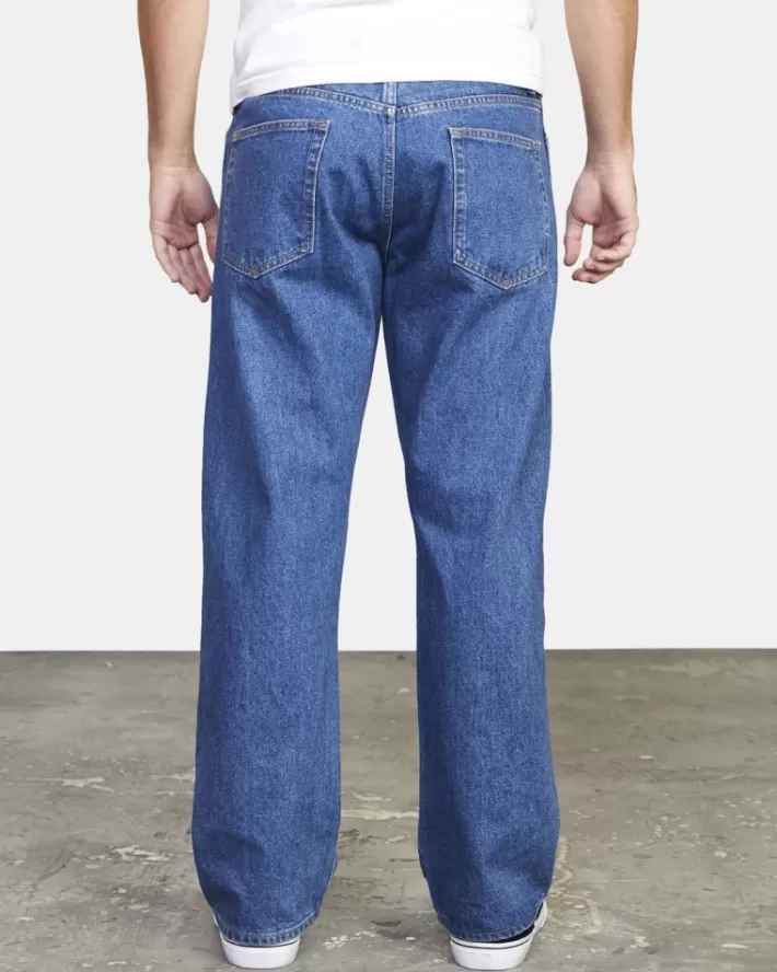 RVCA Calça Jeans Americana Relaxed Fit Denim Masculino | OCBEDJ-546< Calça Jeans