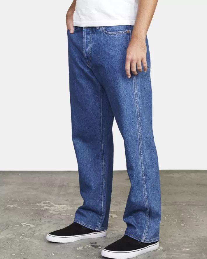 RVCA Calça Jeans Americana Relaxed Fit Denim Masculino | OCBEDJ-546< Calça Jeans