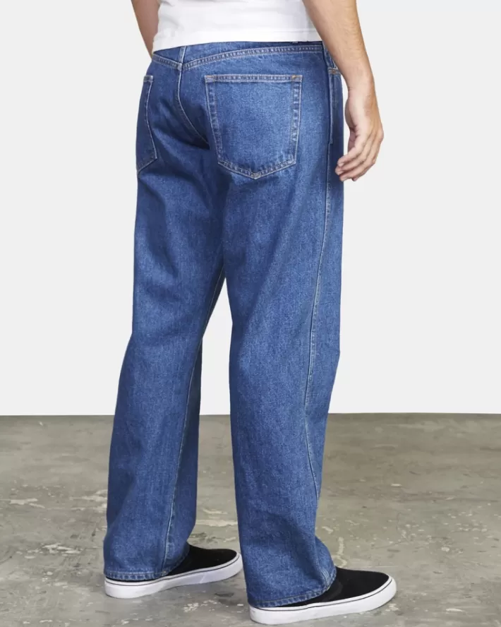 RVCA Calça Jeans Americana Relaxed Fit Denim Masculino | OCBEDJ-546< Calça Jeans