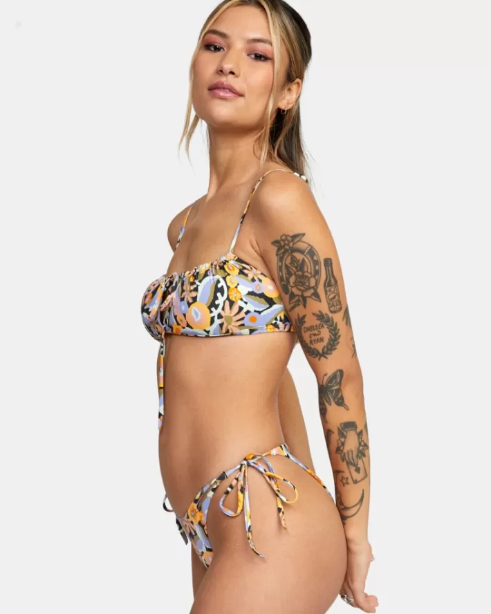 RVCA Calças De Biquíni Avant Gardner Cheeky Feminino | PDHBEC-813<MULHER Calças De Biquíni