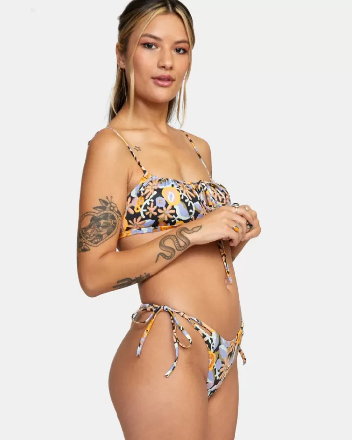 RVCA Calças De Biquíni Avant Gardner Cheeky Feminino | PDHBEC-813<MULHER Calças De Biquíni