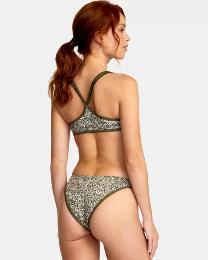RVCA Calças De Biquíni Blocked Hi Leg Feminino | LUQIWV-035<MULHER Calças De Biquíni