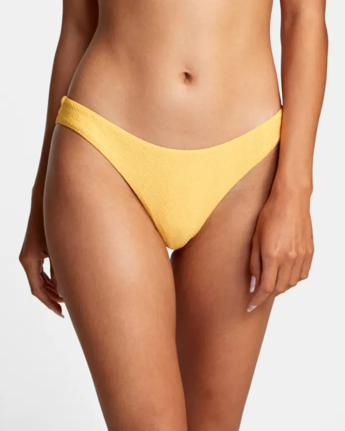 RVCA Calças De Biquíni Brightside Cheeky Feminino | QRIGBT-729<MULHER Calças De Biquíni