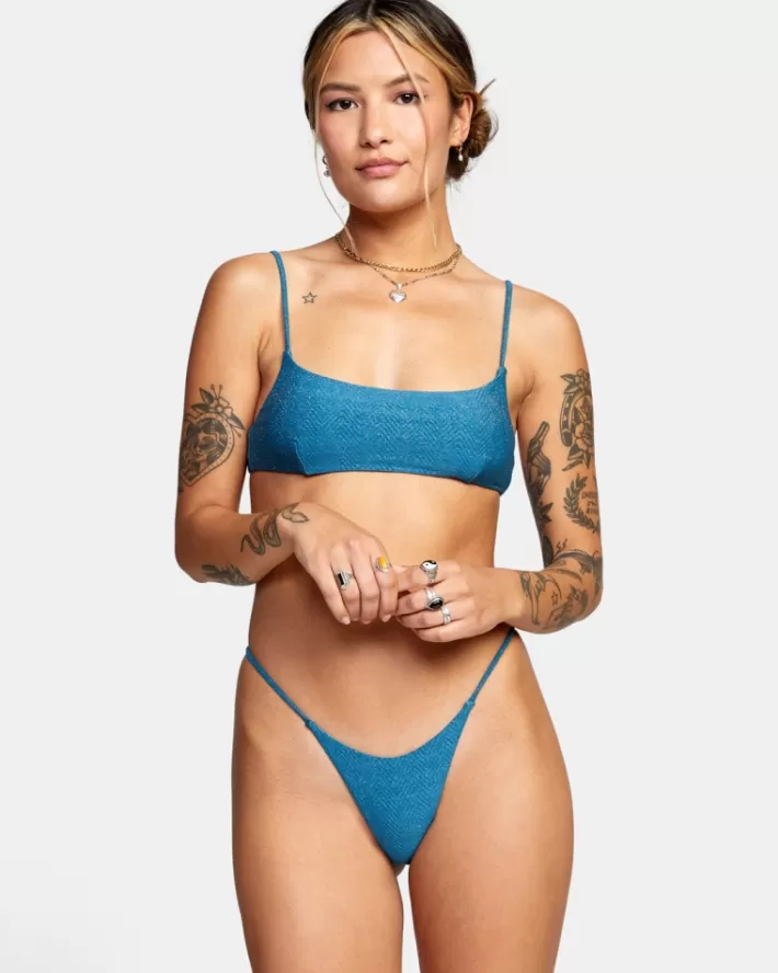 RVCA Calças De Biquíni Brightside Skimpy French Feminino | QWSRPU-106<MULHER Calças De Biquíni