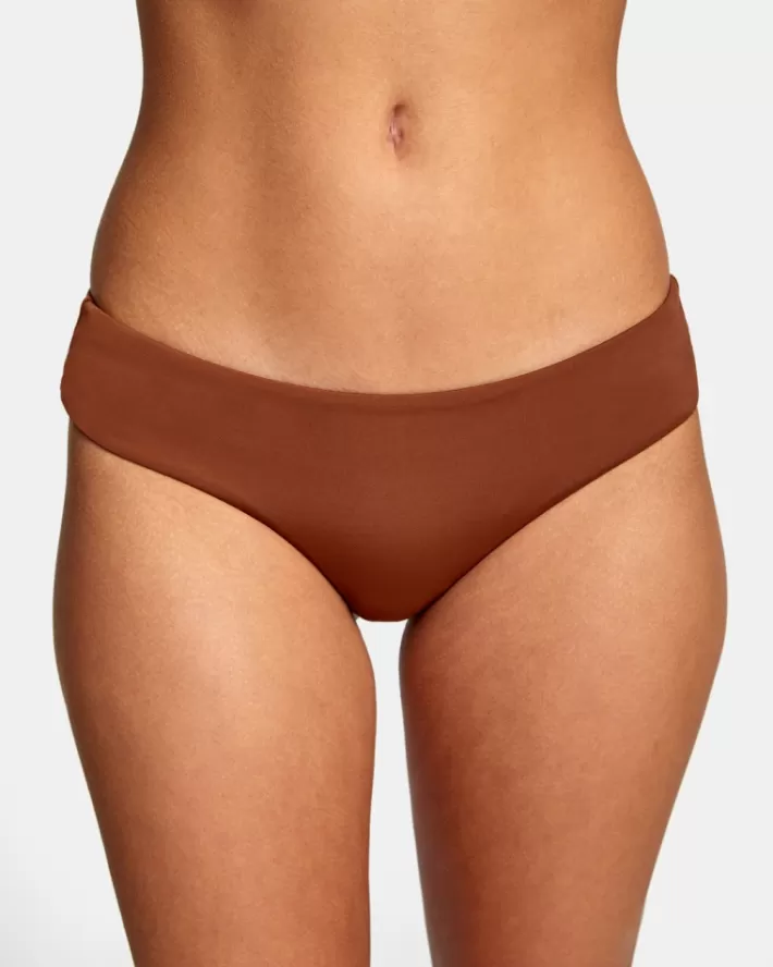 RVCA Calças De Biquíni Camille Solid Boyshort Feminino | VXACED-413<MULHER Calças De Biquíni