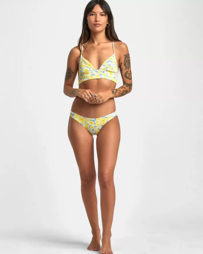 RVCA Calças De Biquíni Freya Cheeky Feminino | KHWOVS-204<MULHER Calças De Biquíni