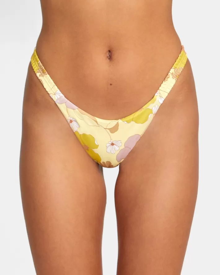 RVCA Calças De Biquíni Haze Scrunch French Feminino | ITXUGM-631<MULHER Calças De Biquíni