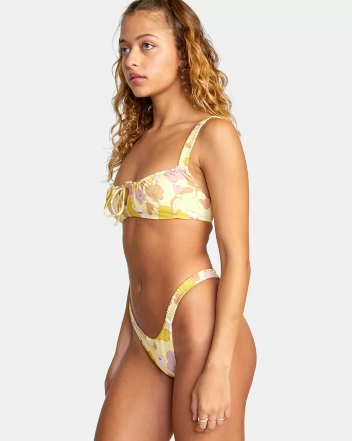 RVCA Calças De Biquíni Haze Scrunch French Feminino | ITXUGM-631<MULHER Calças De Biquíni