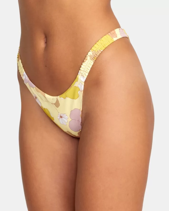 RVCA Calças De Biquíni Haze Scrunch French Feminino | ITXUGM-631<MULHER Calças De Biquíni
