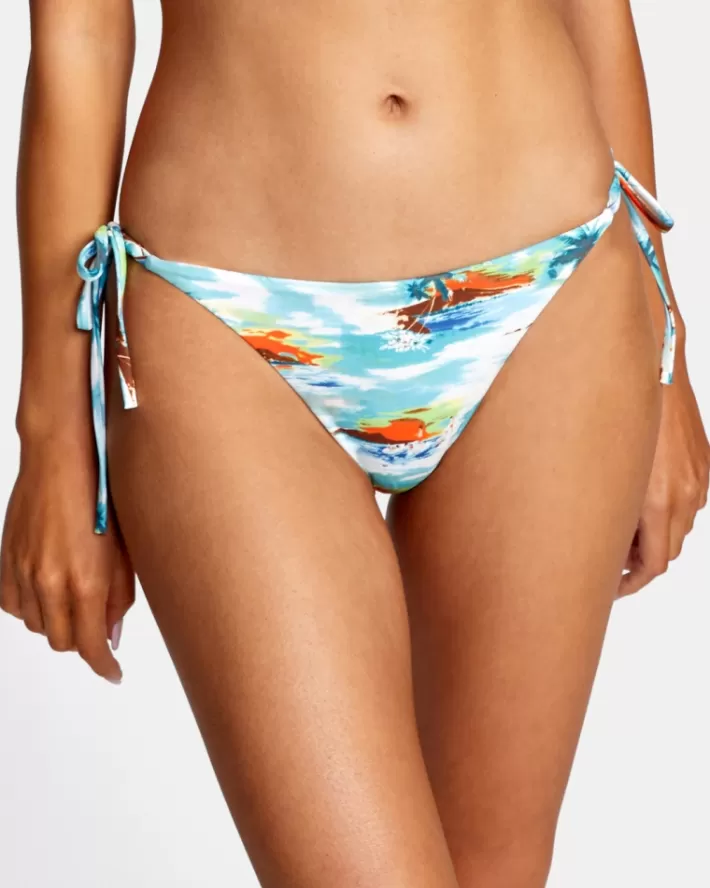 RVCA Calças De Biquíni Hot Tropic Medio-Rise Feminino | WGQLOJ-891<MULHER Calças De Biquíni