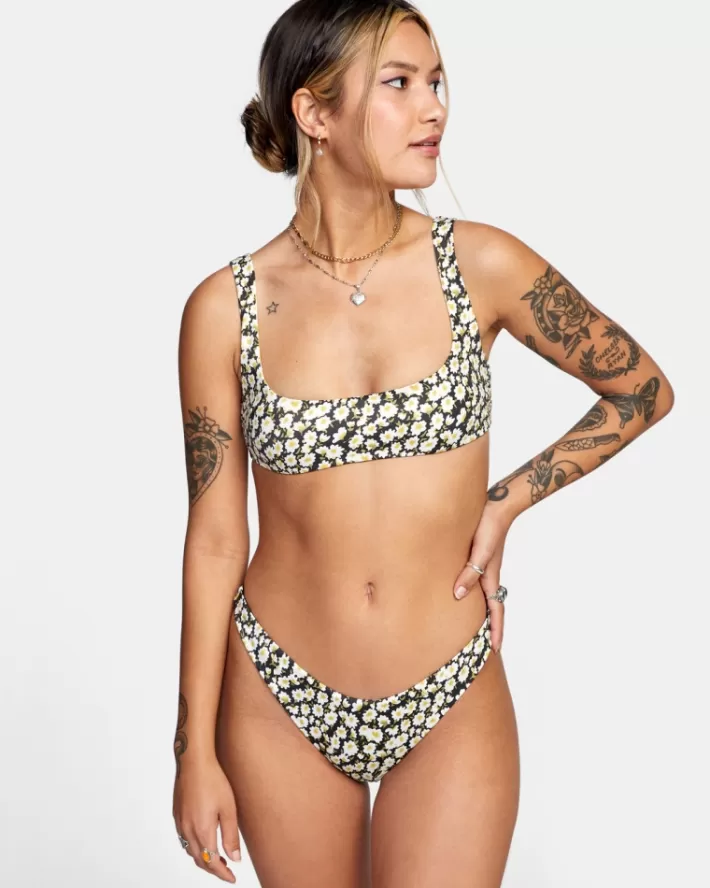 RVCA Calças De Biquíni June Bloom Skimpy French Feminino | HJEMLZ-378<MULHER Calças De Biquíni