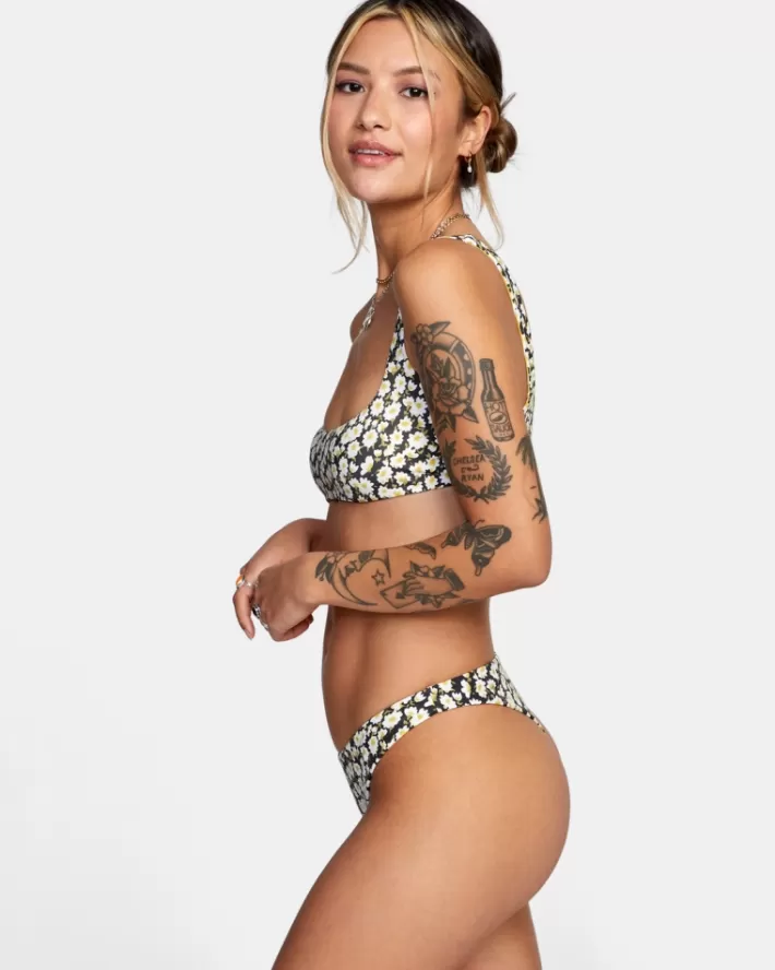 RVCA Calças De Biquíni June Bloom Skimpy French Feminino | HJEMLZ-378<MULHER Calças De Biquíni