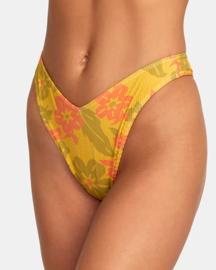 RVCA Calças De Biquíni Kona Medium French Feminino | LDOQBI-865<MULHER Calças De Biquíni
