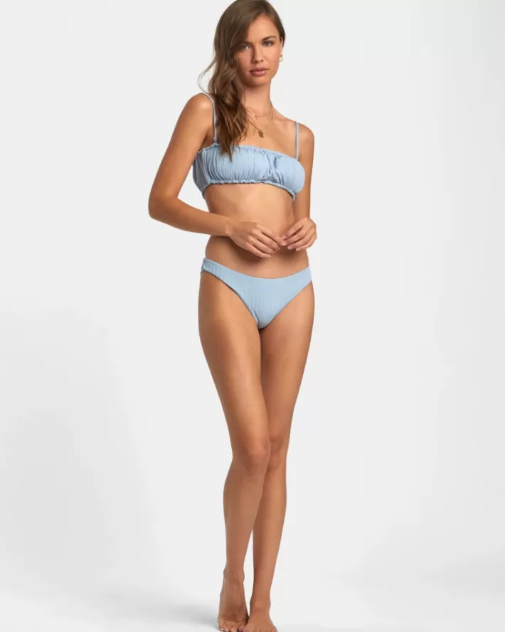 RVCA Calças De Biquíni Largos Rib Cheeky Feminino | PZYQSX-321<MULHER Calças De Biquíni