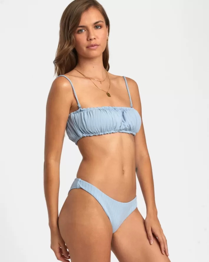 RVCA Calças De Biquíni Largos Rib Cheeky Feminino | PZYQSX-321<MULHER Calças De Biquíni