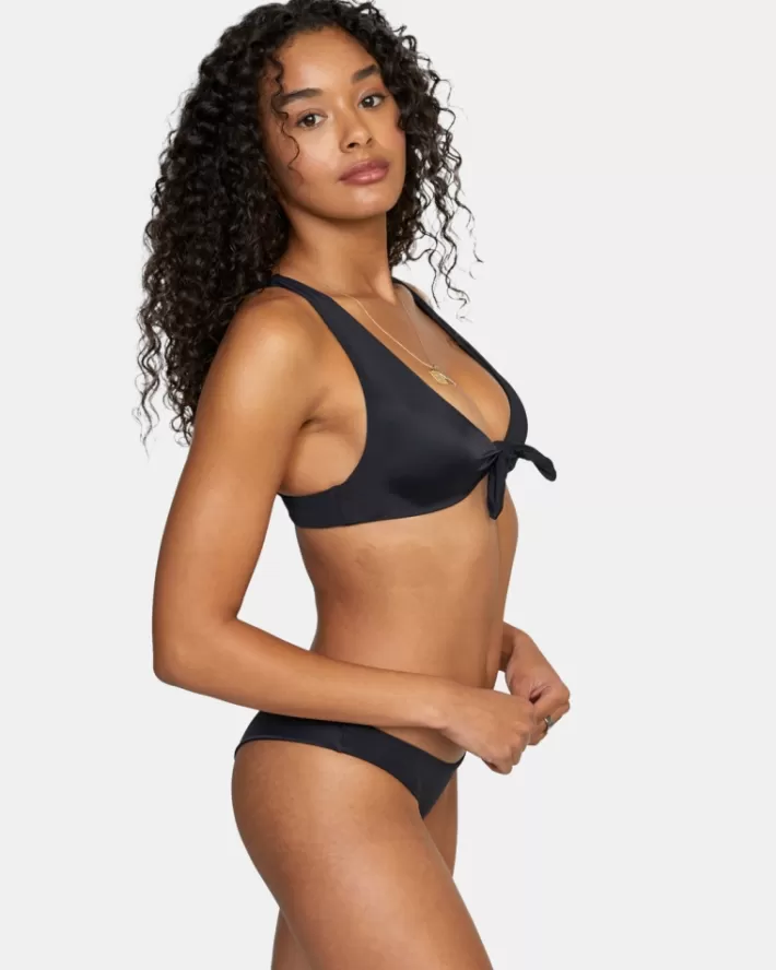 RVCA Calças De Biquíni Low-Rise Cheeky Hipster Feminino | WRJTXK-952<MULHER Calças De Biquíni