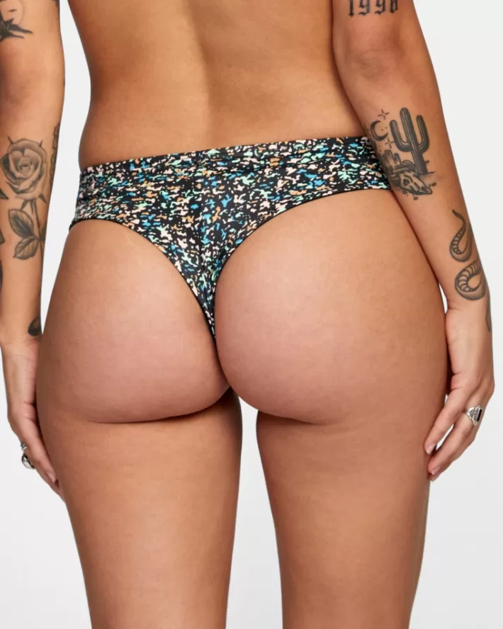 RVCA Calças De Biquíni No Matter Cheeky Boyshort Feminino | TJPAXG-104<MULHER Calças De Biquíni