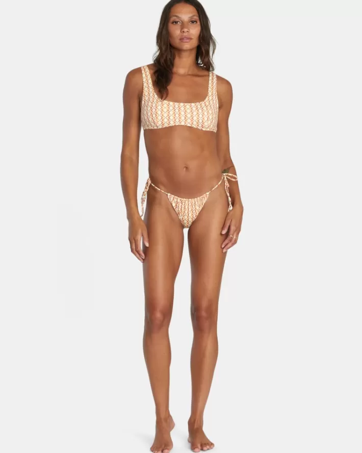 RVCA Calças De Biquíni Optics Chinelos Tie Medium French Feminino | RDPUHS-657<MULHER Calças De Biquíni