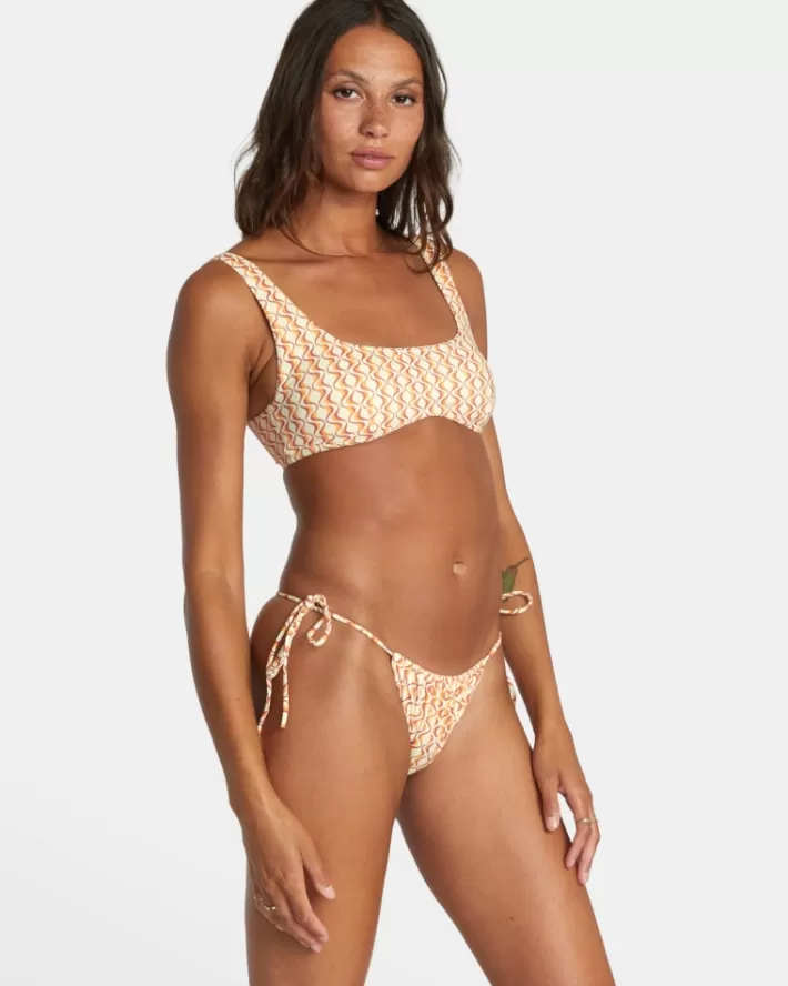 RVCA Calças De Biquíni Optics Chinelos Tie Medium French Feminino | RDPUHS-657<MULHER Calças De Biquíni