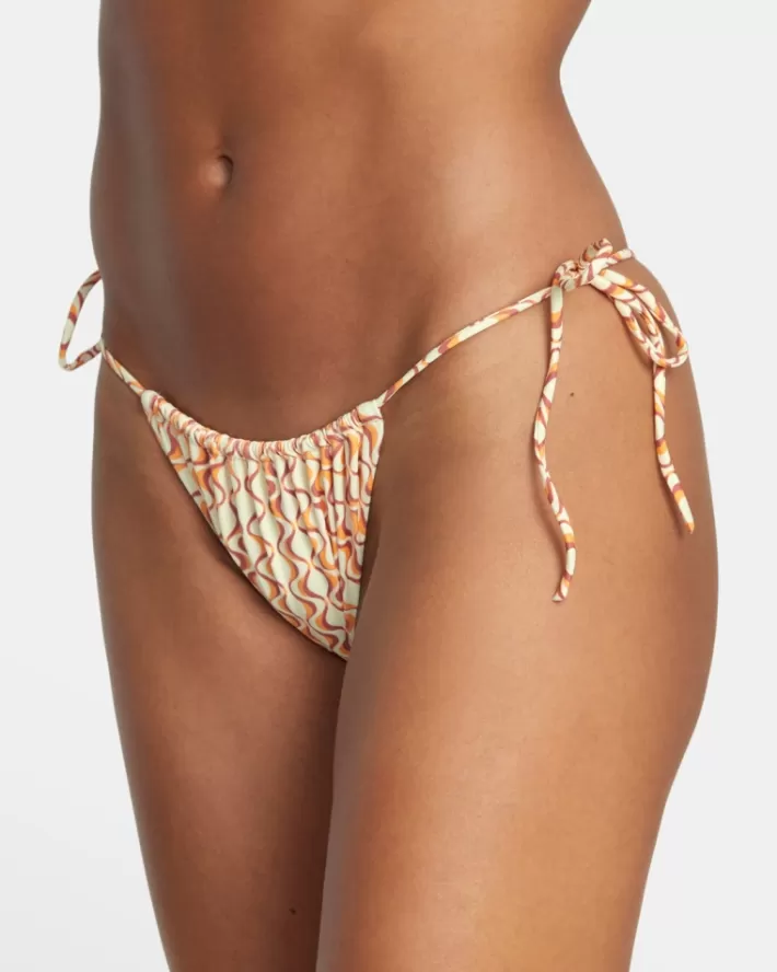 RVCA Calças De Biquíni Optics Chinelos Tie Medium French Feminino | RDPUHS-657<MULHER Calças De Biquíni