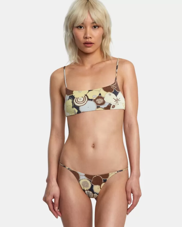 RVCA Calças De Biquíni Retro Rowe Skimpy Feminino | TKUIHB-109<MULHER Calças De Biquíni
