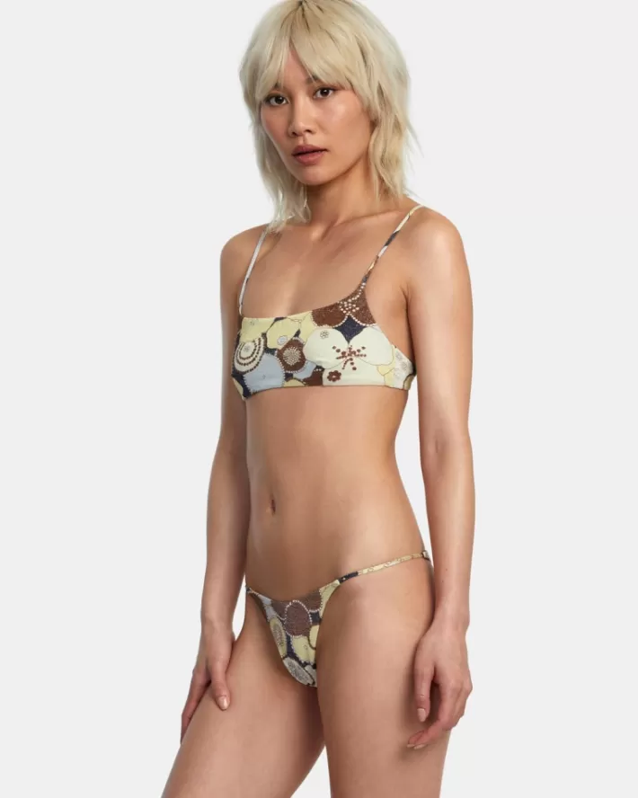 RVCA Calças De Biquíni Retro Rowe Skimpy Feminino | TKUIHB-109<MULHER Calças De Biquíni