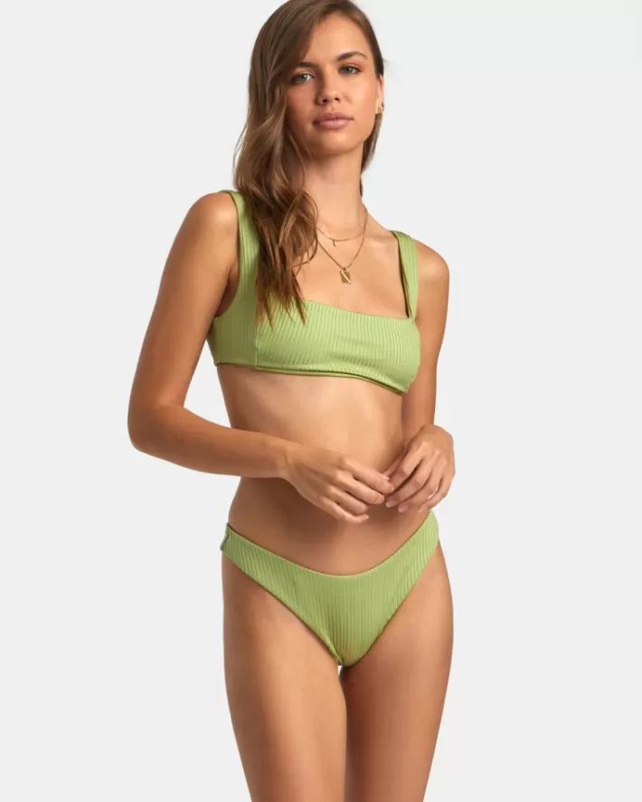 RVCA Calças De Biquíni Second Life Skimpy French Feminino | CZAWUG-120<MULHER Calças De Biquíni