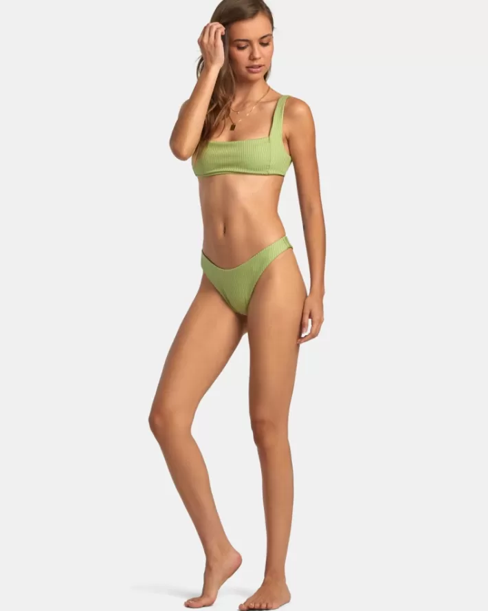 RVCA Calças De Biquíni Second Life Skimpy French Feminino | CZAWUG-120<MULHER Calças De Biquíni