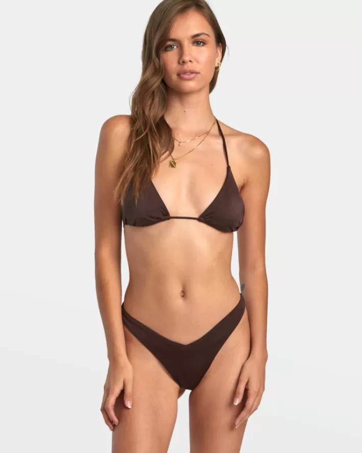 RVCA Calças De Biquíni Solid Shimmer Medium Feminino | IRPZYX-973<MULHER Calças De Biquíni