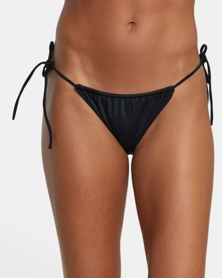 RVCA Calças De Biquíni Solid Tie Skimpy Feminino | PJANMT-254<MULHER Calças De Biquíni
