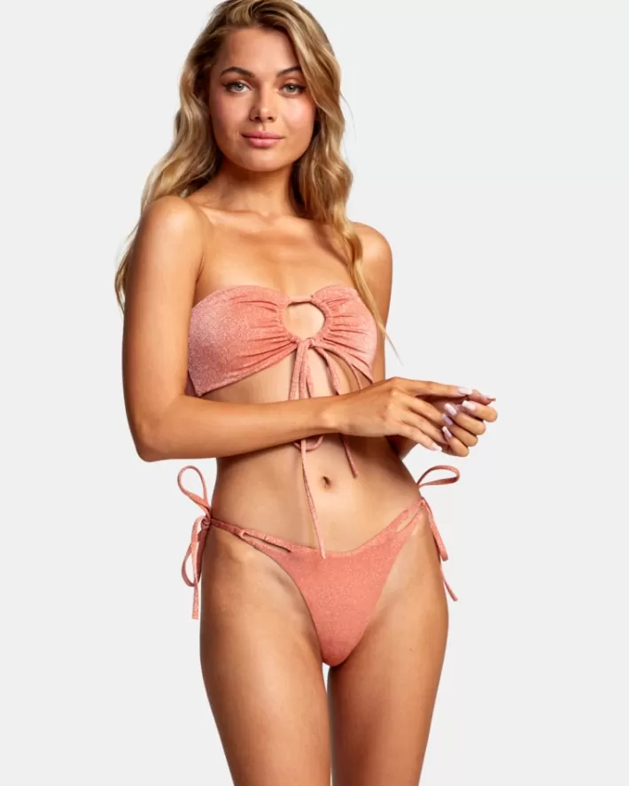 RVCA Calças De Biquíni Strata Medio-Rise French Feminino | SGYPJA-840<MULHER Calças De Biquíni