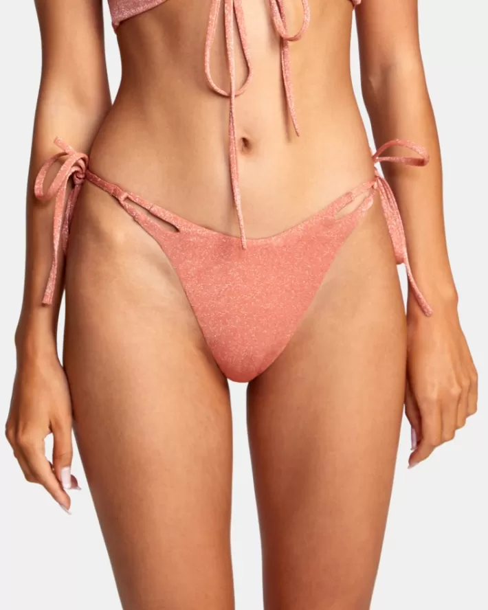 RVCA Calças De Biquíni Strata Medio-Rise French Feminino | SGYPJA-840<MULHER Calças De Biquíni