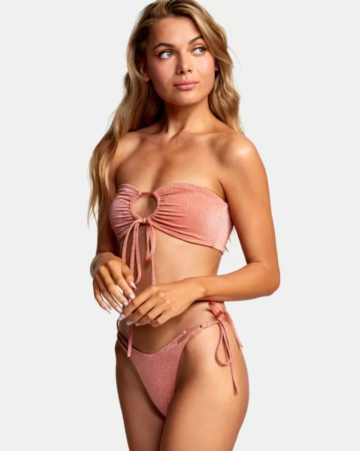 RVCA Calças De Biquíni Strata Medio-Rise French Feminino | SGYPJA-840<MULHER Calças De Biquíni