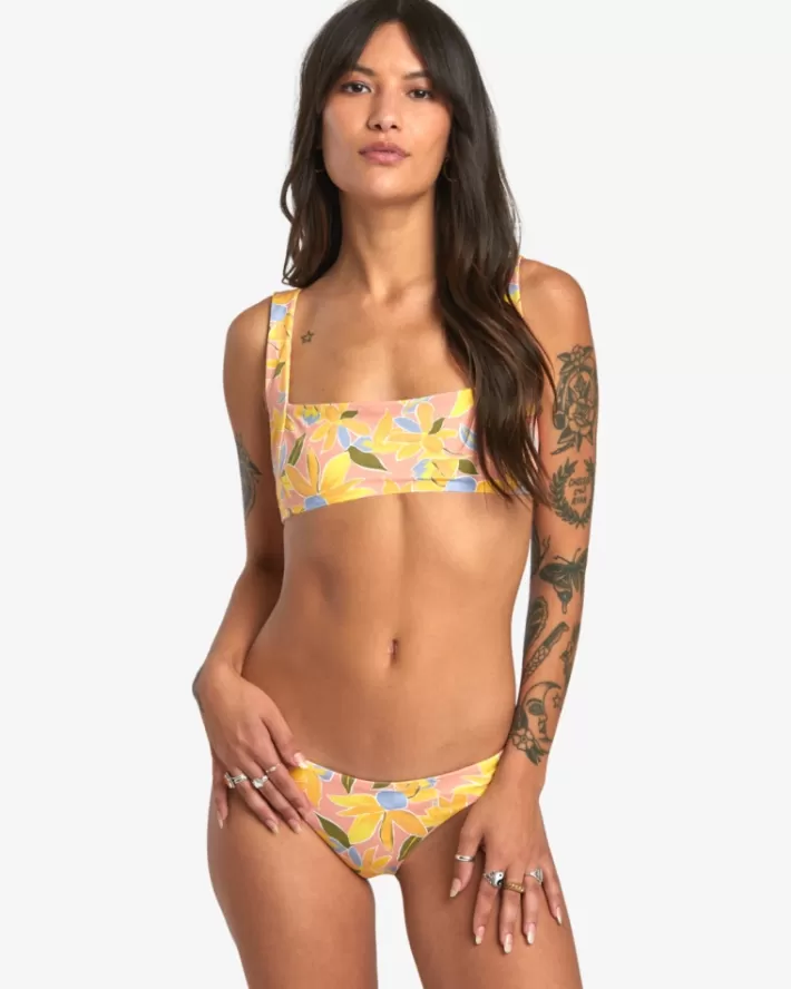 RVCA Calças De Biquíni Sunkissed Reversible Medium Feminino | ZSYQPI-901<MULHER Calças De Biquíni
