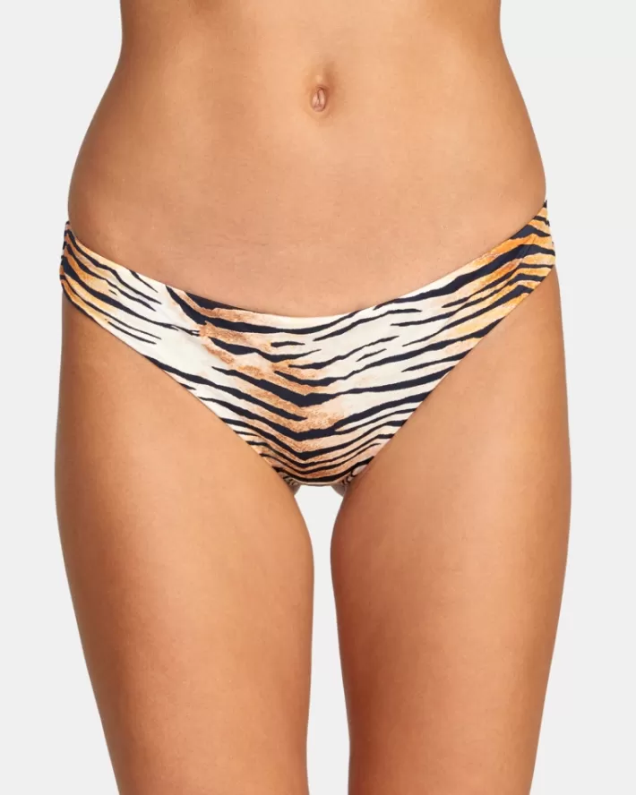 RVCA Calças De Biquíni Tigher Cheeky Feminino | KNDAOZ-952<MULHER Calças De Biquíni