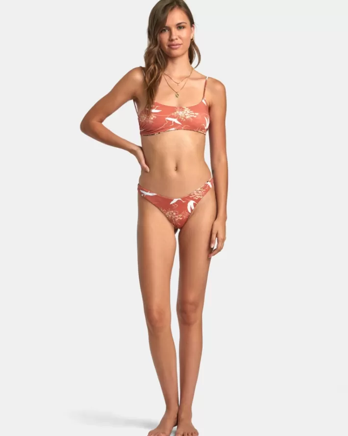RVCA Calças De Biquíni Tossed Ultra Reversible Skimpy Feminino | RDJELS-521<MULHER Calças De Biquíni