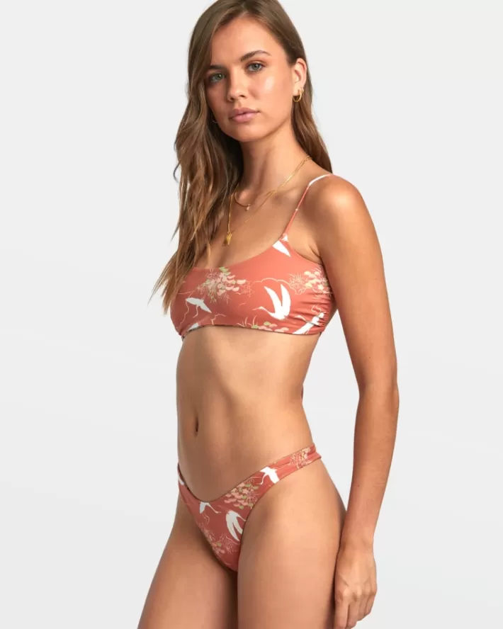 RVCA Calças De Biquíni Tossed Ultra Reversible Skimpy Feminino | RDJELS-521<MULHER Calças De Biquíni