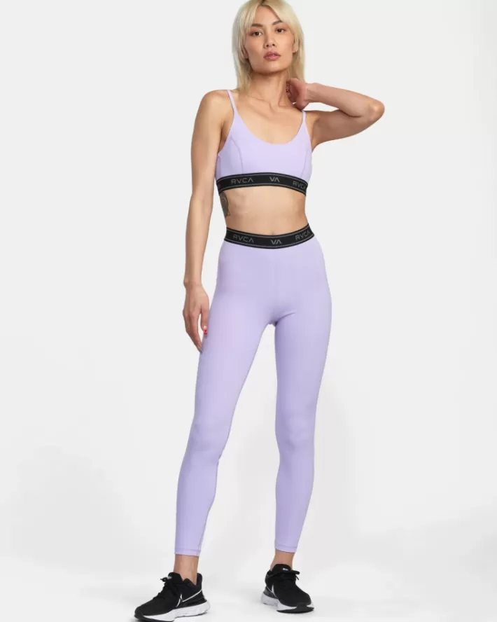 RVCA Calças Base Workout Leggings Feminino | YXNSAD-618<MULHER Calças