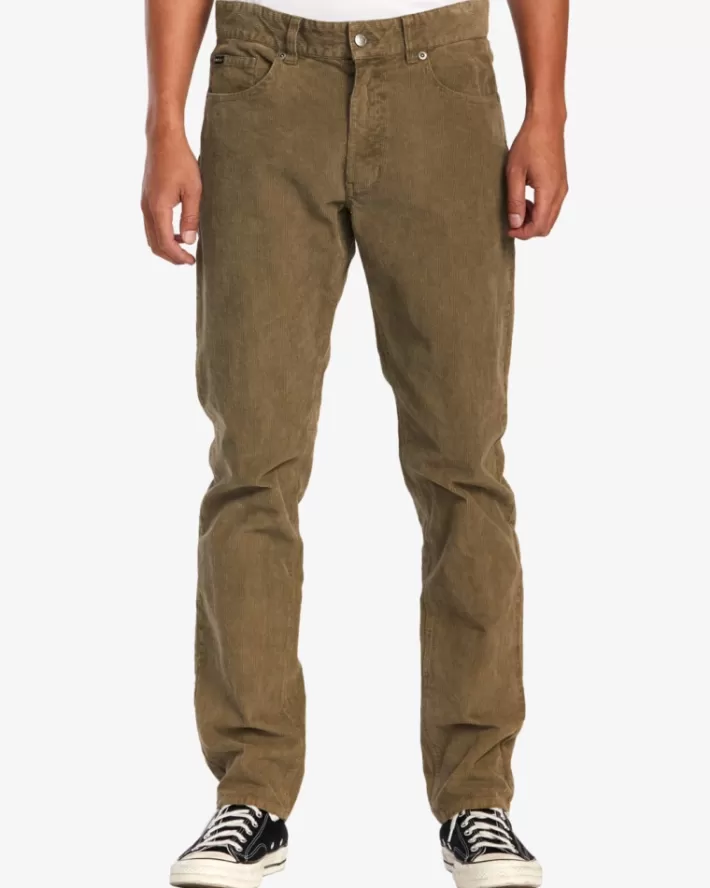 RVCA Calças Daggers Pigment Corduroy Masculino | XIWKCZ-379< Calças