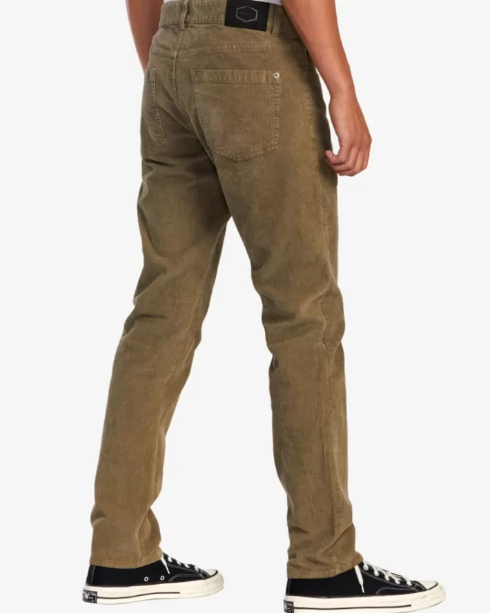RVCA Calças Daggers Pigment Corduroy Masculino | XIWKCZ-379< Calças