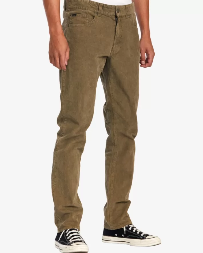 RVCA Calças Daggers Pigment Corduroy Masculino | XIWKCZ-379< Calças