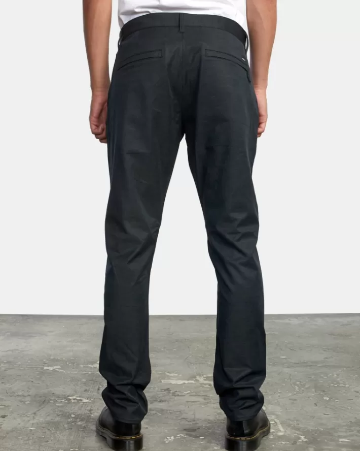 RVCA Calças Daggers Tech Chino Masculino | CIZAQG-240< Calças