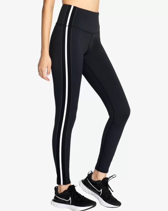 RVCA Calças Elastic Side Workout Leggings Feminino | DJRUCM-891<MULHER Calças