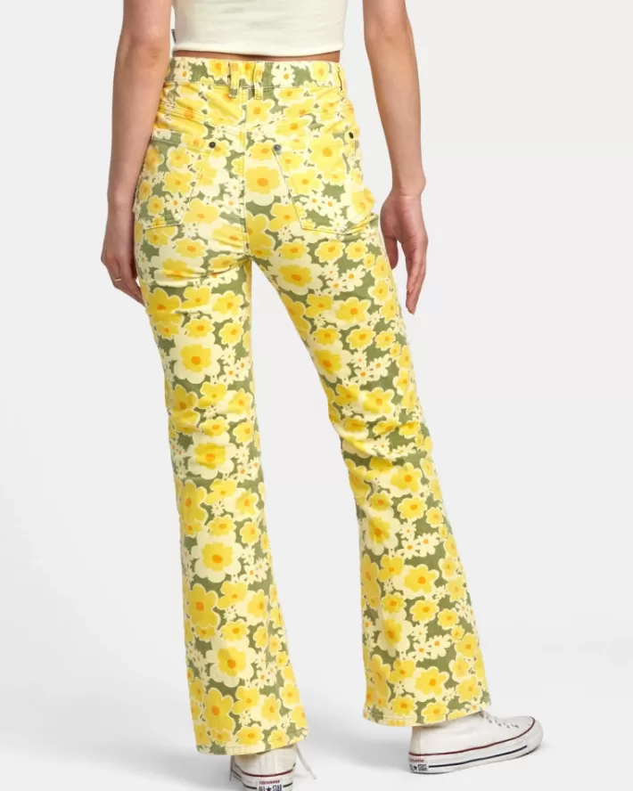 RVCA Calças Groove Corduroy Feminino | AJYBUE-920<MULHER Calças