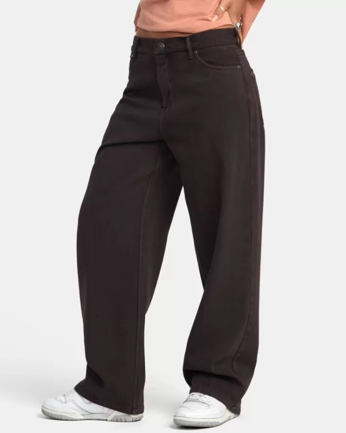 RVCA Calças Heritage Loose Fit Feminino | MIAGSJ-854<MULHER Calças