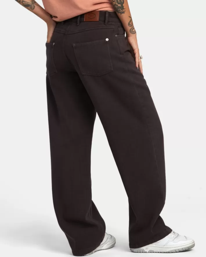 RVCA Calças Heritage Loose Fit Feminino | MIAGSJ-854<MULHER Calças