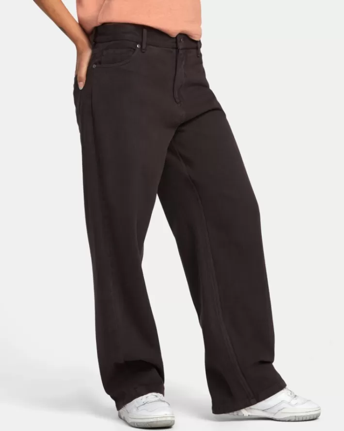 RVCA Calças Heritage Loose Fit Feminino | MIAGSJ-854<MULHER Calças