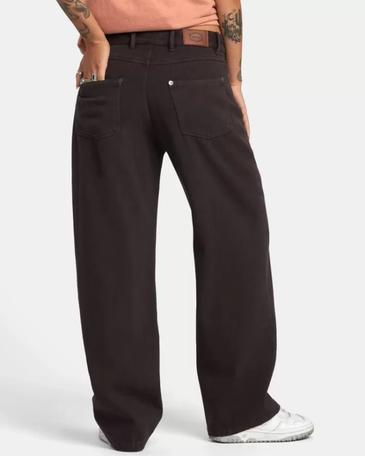 RVCA Calças Heritage Loose Fit Feminino | MIAGSJ-854<MULHER Calças