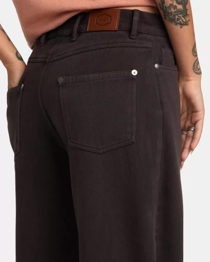 RVCA Calças Heritage Loose Fit Feminino | MIAGSJ-854<MULHER Calças